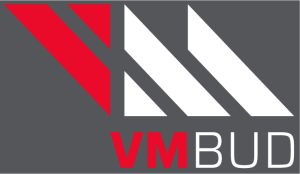 VM Bud logo mot grå bakgrund